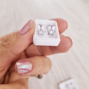 ABRIDORES ESMALTADOS ESTRELLAS BLANCAS