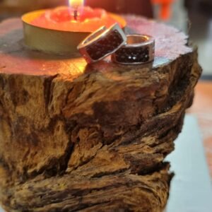 ARGOLLAS CUBANAS CON STRASS VIOLETA